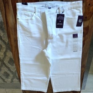 Ladies Wide Leg Crop Jeans